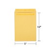 MyOfficeInnovations Self Seal Catalog Envelopes 9"L x 12"H Brown 100/Box (534800/17104) - 3 of 4