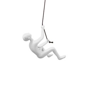 Climbing Man Classic Wall-Art Sculpture - 1 of 4