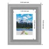 Amanti Art Peak Polished Nickel Narrow Picture Frame - 4 of 4
