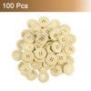 Unique Bargains Wooden DIY Craft Clothing 4 Holes Sewing Buttons 100 Pcs - 3 of 4