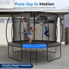 SereneLife Outdoor Trampoline with Net Enclosure - 2 of 4