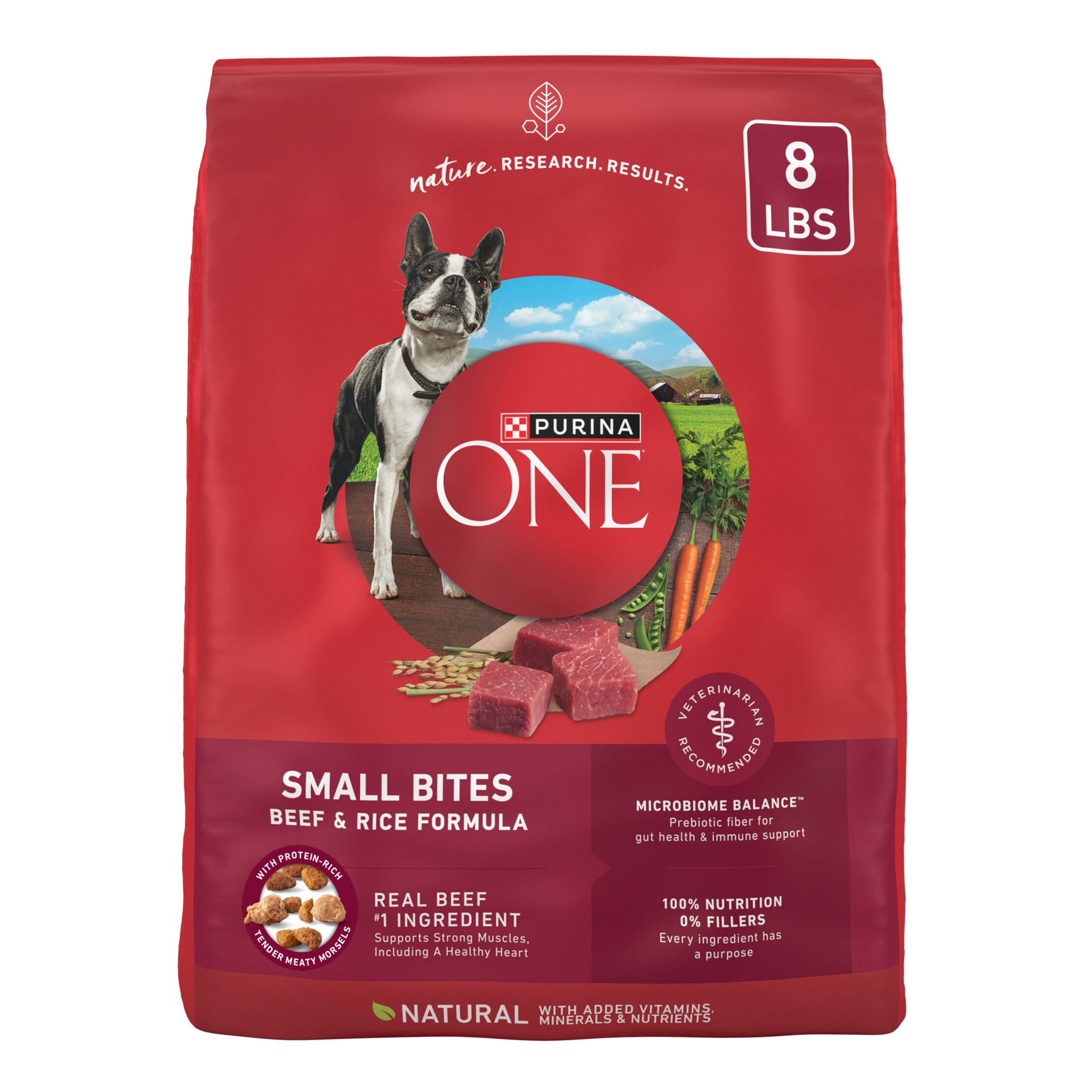 Purina ONE SmartBlend Small Bites Beef & Rice Formula Adult Dry Dog Food