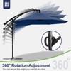 SEVOBAL Patio Umbrellas Outdoor Market Extra Large, Crank Handle for Deck, Lawn, Backyard, Sun Shade - 3 of 4
