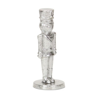 Cheung's Clara Silver Cast Iron Nutcracker Figurine - Large