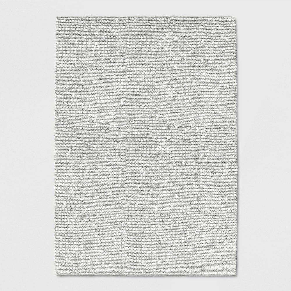 5'x7' Chunky Braided Wool Rug Ivory - Project 62 was $299.99 now $149.99 (50.0% off)