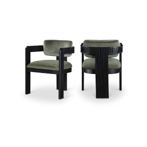 Meridian Furniture,Sacha Velvet Dining Chair, Set of 2 - 1 of 4
