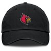 NCAA Louisville Cardinals Unstructured Black Tonal Cotton Hat - 2 of 4