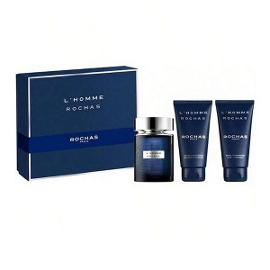 Rochas L Homme 3 Pc Set Men Edt Spray 3.4, Shower Gel 3.4, After Shave Balm 3.4 Oz - 1 of 1