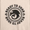 Women's - How to Train Your Dragon - Ready To Soar Lightweight French Terry Wide Neck Long Sleeve Shirt - 2 of 4