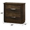 NicBex Nightstand with Drawers,Side Table with Wood Tapered Legs and Finish,Modern Bedside Table for Bedroom,Living Room - 3 of 4
