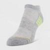 All Pro Women's Extended Size Aqua FX Heel Toe Cushion 6pk No Show Athletic Socks - 8-12 - 3 of 3
