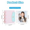 Unique Bargains Detachable Kpop Photocard Holder Book with Mushroom Button - 2 of 4