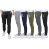 Lyrebird Atelier Men's Slim Fit Fleece Jogger Sweatpants-3 Pack - image 2 of 2