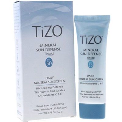 TIZO Mineral Sun Defense Tinted SPF50, 1.75 oz