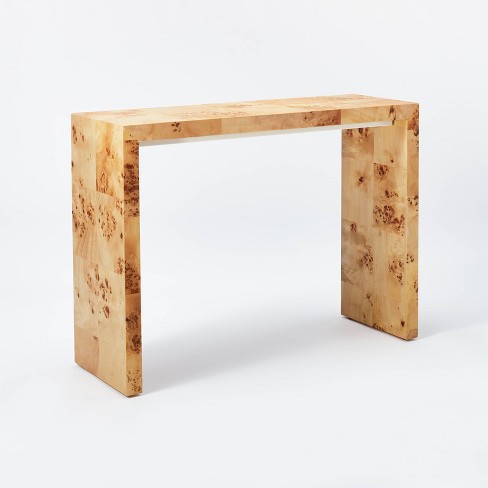 Burl Wood Side Table