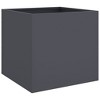 VidaXL Planter Anthracite 16.5 in.x15.7 in.x15.4 in. Cold-rolled Steel - 2 of 4