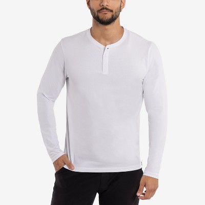 X RAY Men's V-Neck & Henley Long Sleeve T-Shirt