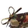 2pc Outdoor Chair Cushions - Brown/Green Floral - Pillow Perfect - 2 of 4