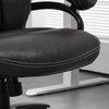 NicBex Adjustable Office Chair Modern PU Leather Computer Office Chair with 5 Castors, Padded Arms, Wide Seat and High Back for Office, Study - 2 of 4