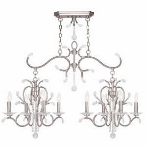 Livex Lighting Serafina 8 - Light Chandelier in  Brushed Nickel - 1 of 1