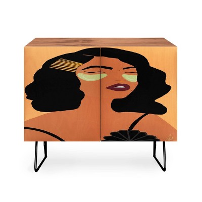 EELISE_NDRI Mean Greens Credenza - Deny Designs