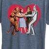 Women's - Wizard of Oz - Dorothy Tin Man Cowardly Lion and Scarecrow Heart Short Sleeve Graphic T-Shirt - 2 of 4