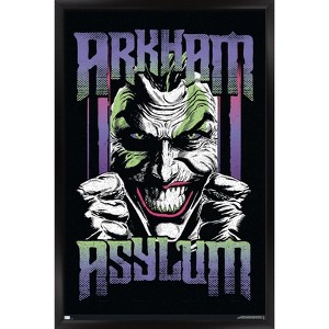 Trends International DC Comics The Joker - Arkham Asylum Framed Wall Poster Prints - 1 of 4
