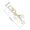 Unique Bargains Cute Flower Women Gifts Pendant Keychain with Snap Hook for Bags Decor - 2 of 4