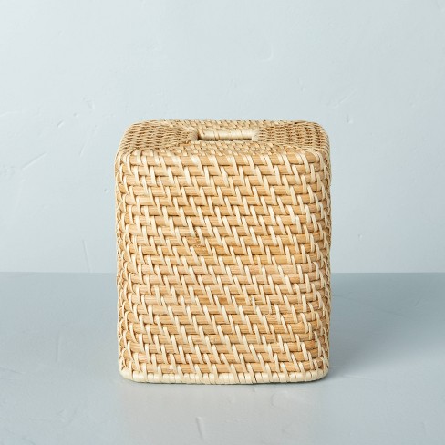 Woven tissue on sale box cover