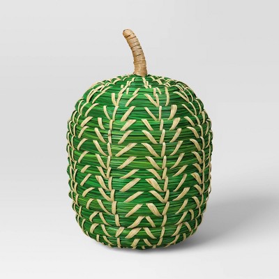Patterned Woven Pumpkin Green - Threshold™