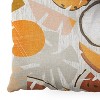 evamatise Tiki Picnic Mid Century Modern Square Floor Pillow - Deny Desings - 3 of 4