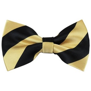 Men's 2.75 W And 4.75 L Inch With Pre-Tied College Stripe Bowtie - 1 of 3