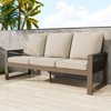 EAGLE PEAK Natural Cedar Patio Furniture, Real Wood Outdoor Furniture Couch 3 Seat Sofa - 2 of 4