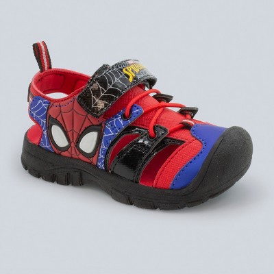 Spiderman sandals light on sale up