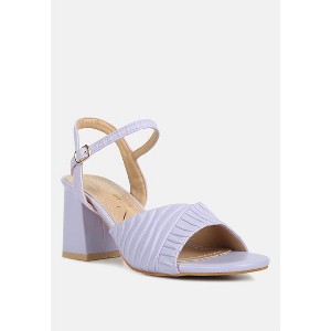 Nicholas Pleated Strap Block Heel Sandals Women - 1 of 4