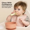 4-Pack Prep Baby Spoons & Forks Set, Self Feeding Baby Utensils 6-18 Months, Silicone BLW Baby Feeding Set, BPA-Free - 4 of 4