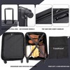20" Carry On Luggage With 360 Degree Spinner Wheels Lightweight Suitcase With Adjustable Pull Rod For Men Women - 3 of 4