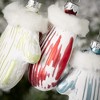 4"H Sullivans Christmas Mitten Ornament Set of 3  Multicolor - 2 of 2