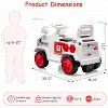 Ride On Car, Electric Car for Kids, LED Flash Lights, Radar Rocket Sound & Music Player with USB Port, for Boys and Girls - 4 of 4