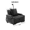 Jump Into Fun Pull Out Couch Bed,Convertible Single Chair Bed With Phone Holder,USB Ports & Cup Holders For Living Room,Office,Small Places - 4 of 4