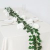 Unique Bargains Home Decor Indoor Outdoor Artificial Leaf Plants 72" Length 24 Pcs - 4 of 4