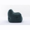 Sapphtopaz Soft Teddy Fabric Bean Bag Chair with Armrests Lazy Sofa Chair Bean Bag Chairs for Adults Stuffed Foam for Living Room, Bedroom - 3 of 4