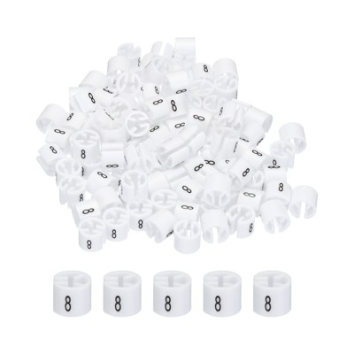 Unique Bargains Easy to Remove Reusable Easy to Recognize Hanger Markers Label