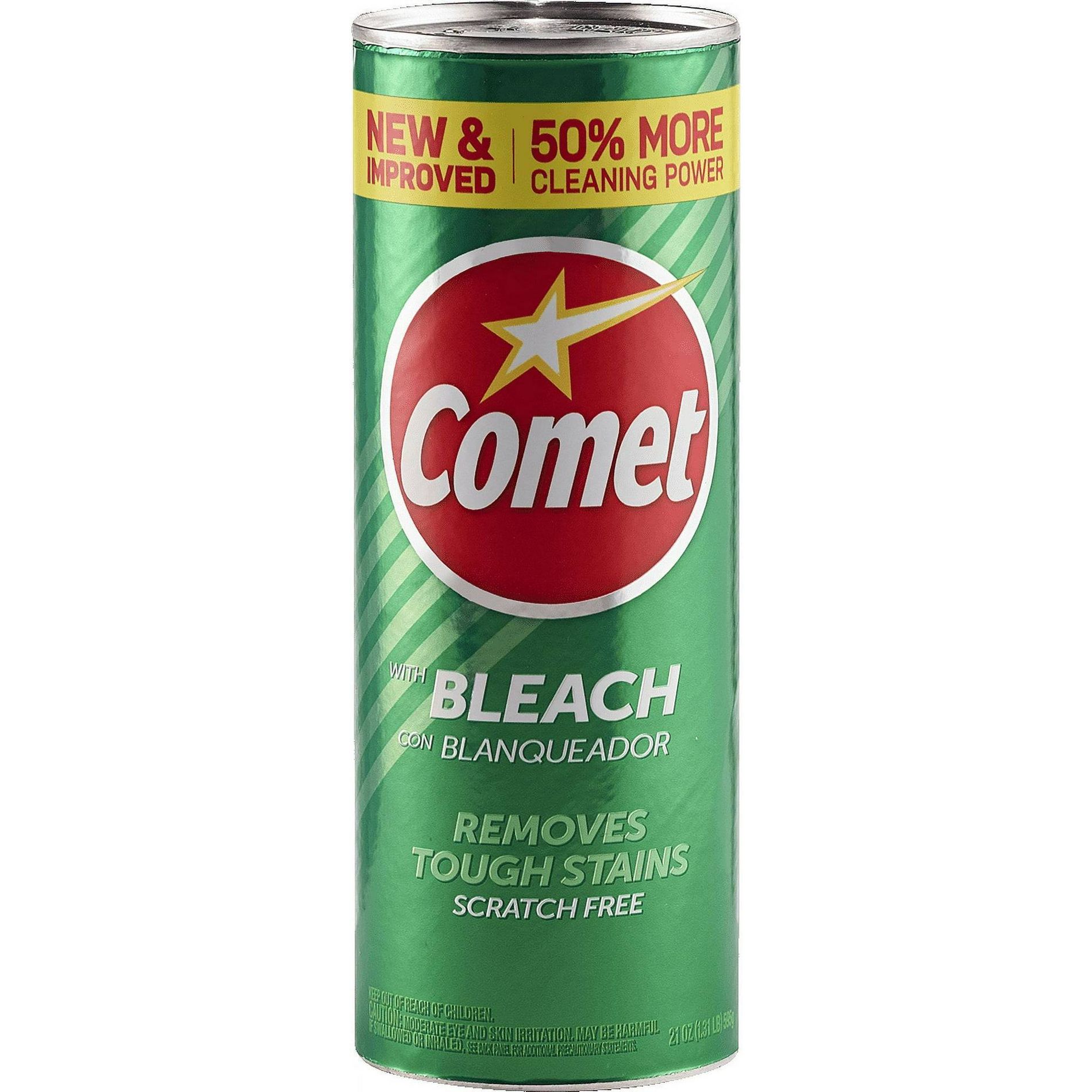 Comet with Bleach Disinfectant Cleanser Scratch Free - 21oz