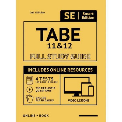 Tabe 11 & 12 Full Study Guide 2nd Edition - (Paperback)