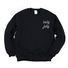Simply Sage Market Embroidered Holly Jolly Bold Cursive Sweatshirt - 2 of 4