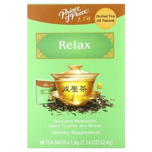 Prince of Peace Herbal Tea, Relax, 18 Tea Bags, 1.14 oz (32.4 g) - 1 of 4