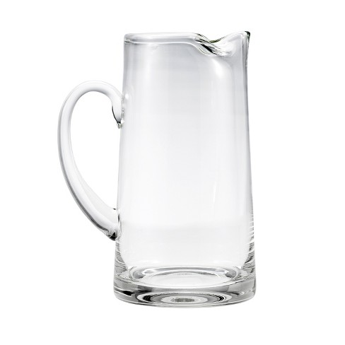 Joyjolt Pila Glass Drink Pitcher With Spout Large 2 Quart Pitcher Jug -  64oz : Target