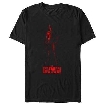 Men\'s The Batman Red Shadow Poster T-shirt : Target