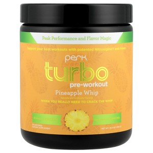 Perk Energy Turbo, Pre-Workout, Pineapple Whip, 10.9 oz (304 g) - 1 of 4